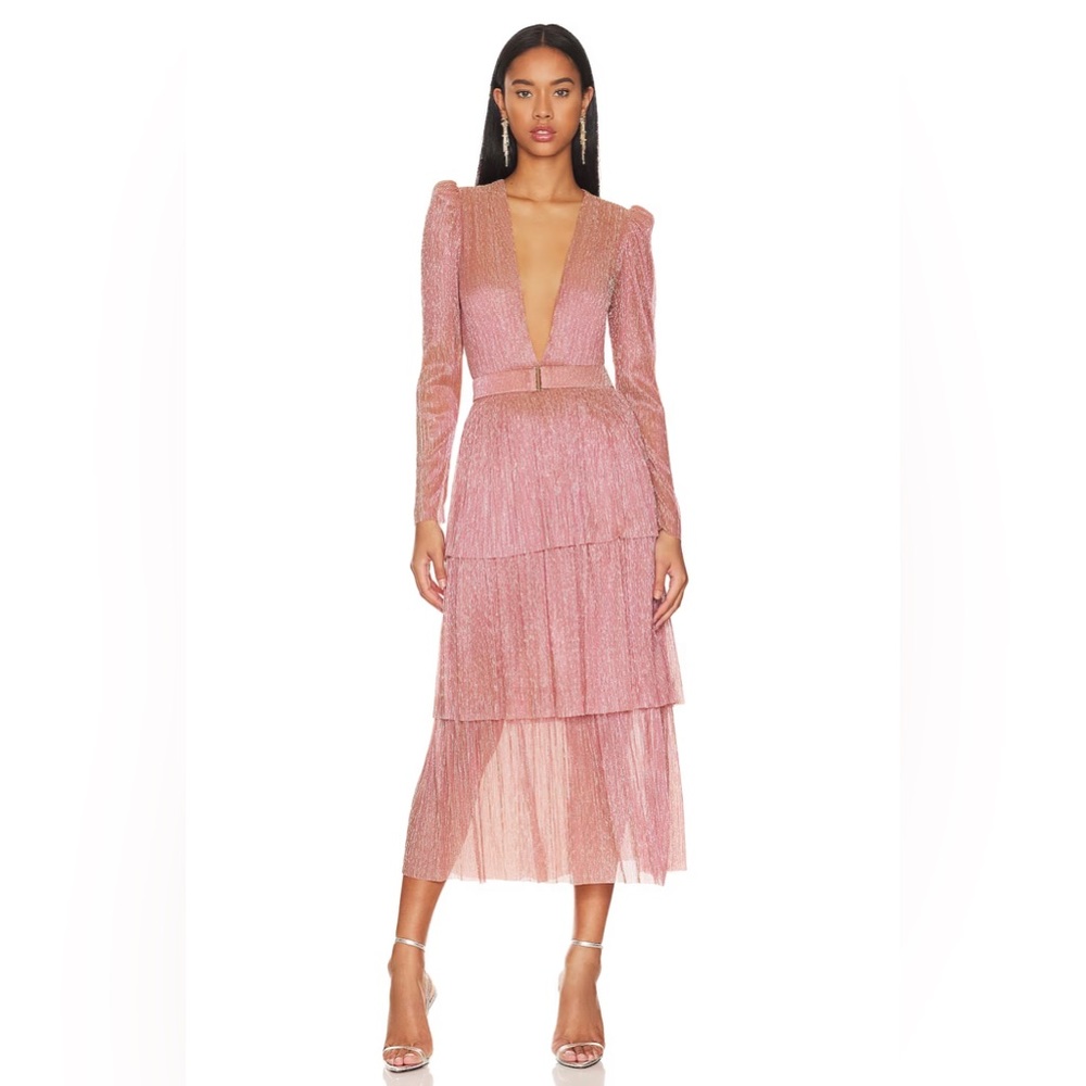 Sabina Musayev Carry Dress, Medium, Pink Lemonade